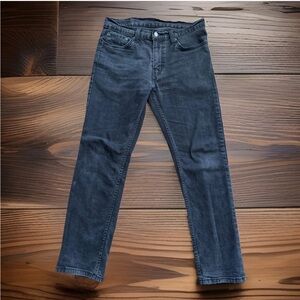 Levi’s 511 Slim Fit Black Jeans Men’s 32x29 Dark Wash Denim